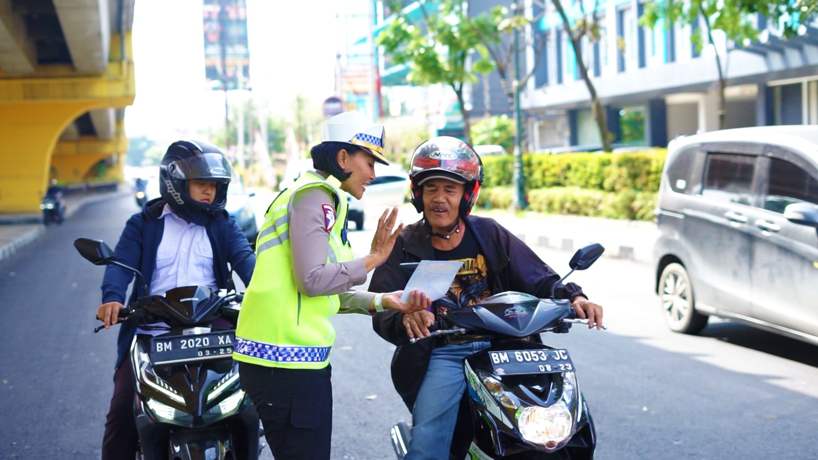 Sampaikan Pesan Keselamatan Kepada Pengguna Jalan di Kota Pekanbaru, Ini Imbauan Kasat Lantas 